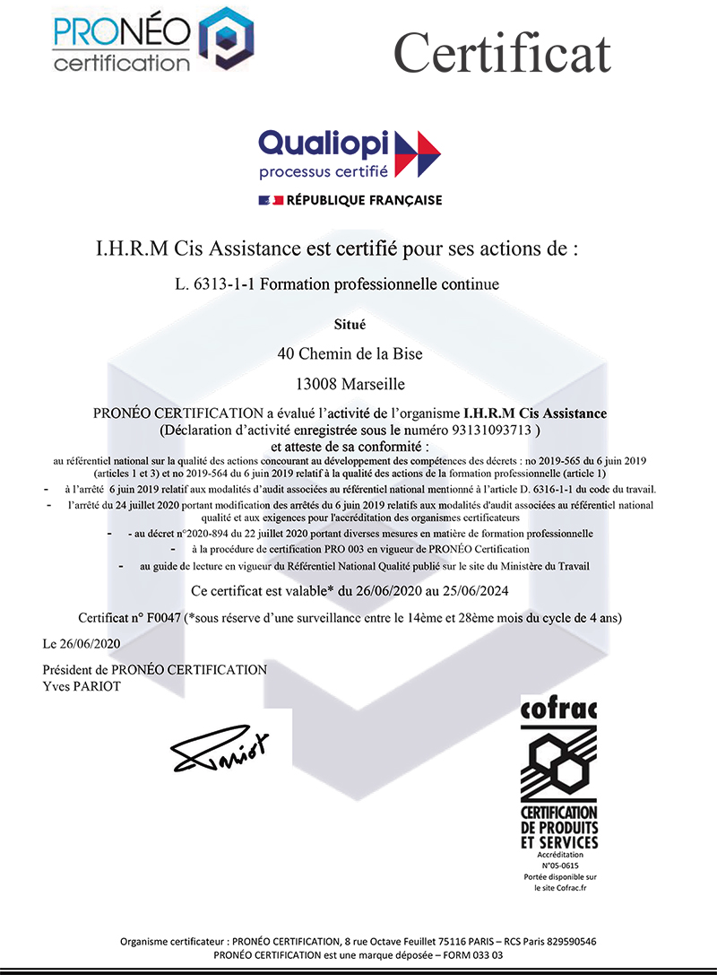 Certificat---qualiopi-F0047---IHRM-CIS-Assistance